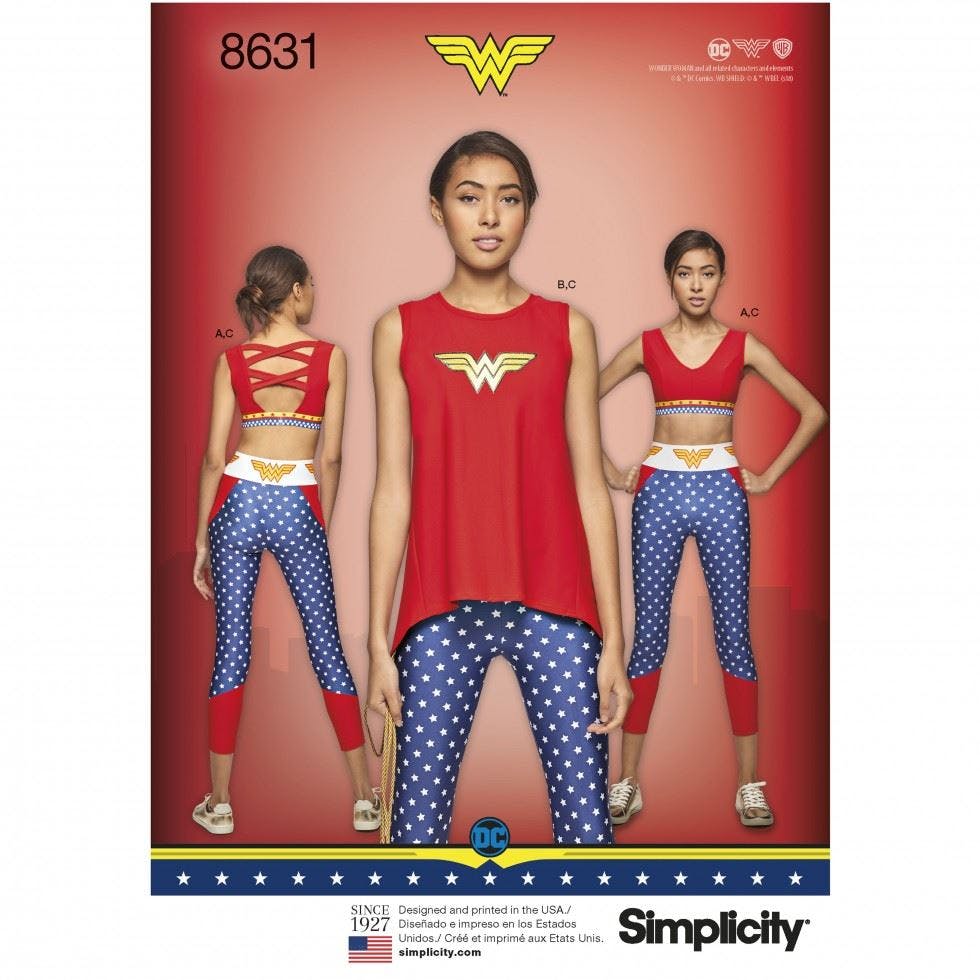 Simplicity Women's Sewing Pattern 8631, Costumes For A (All Sizes) - Intermediate - A (All Sizes)