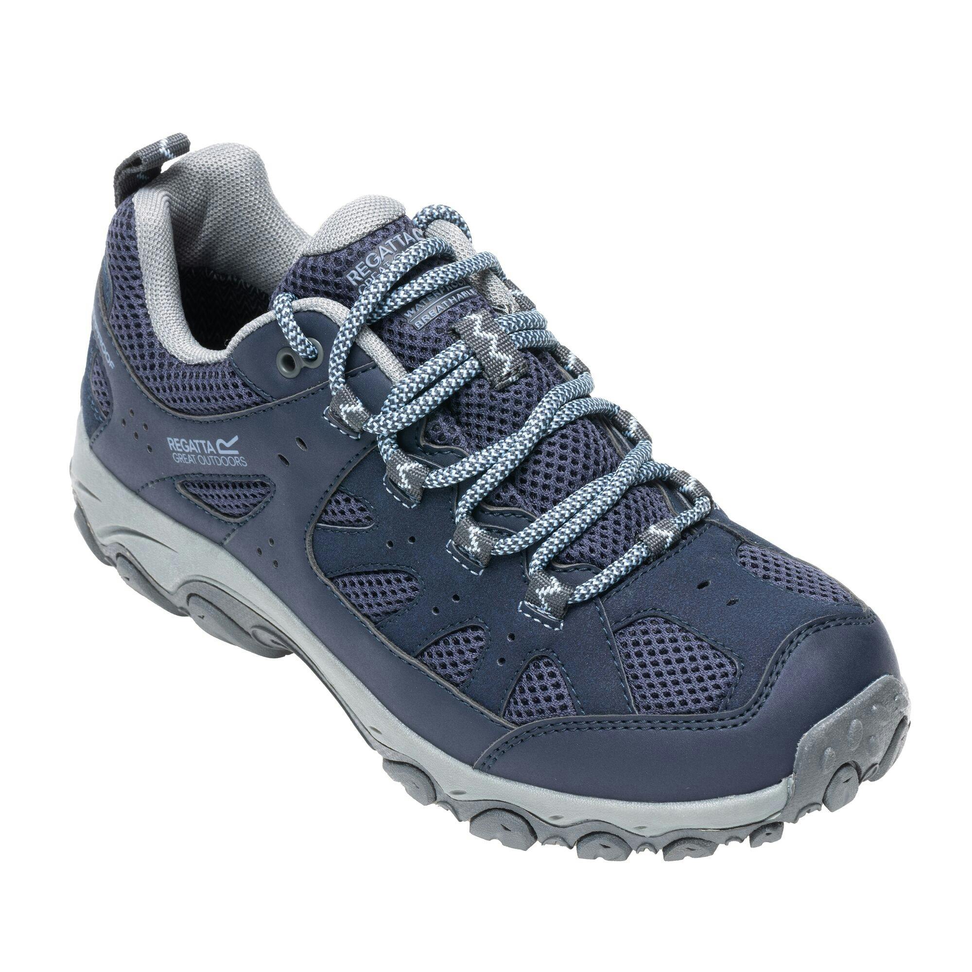 Regatta Women's Blue Edgepoint Iv Low Walking Shoes - Navy/Dusky - 8 Uk - Navy/Dusky - 75% Polyurethane/25% Polyester
