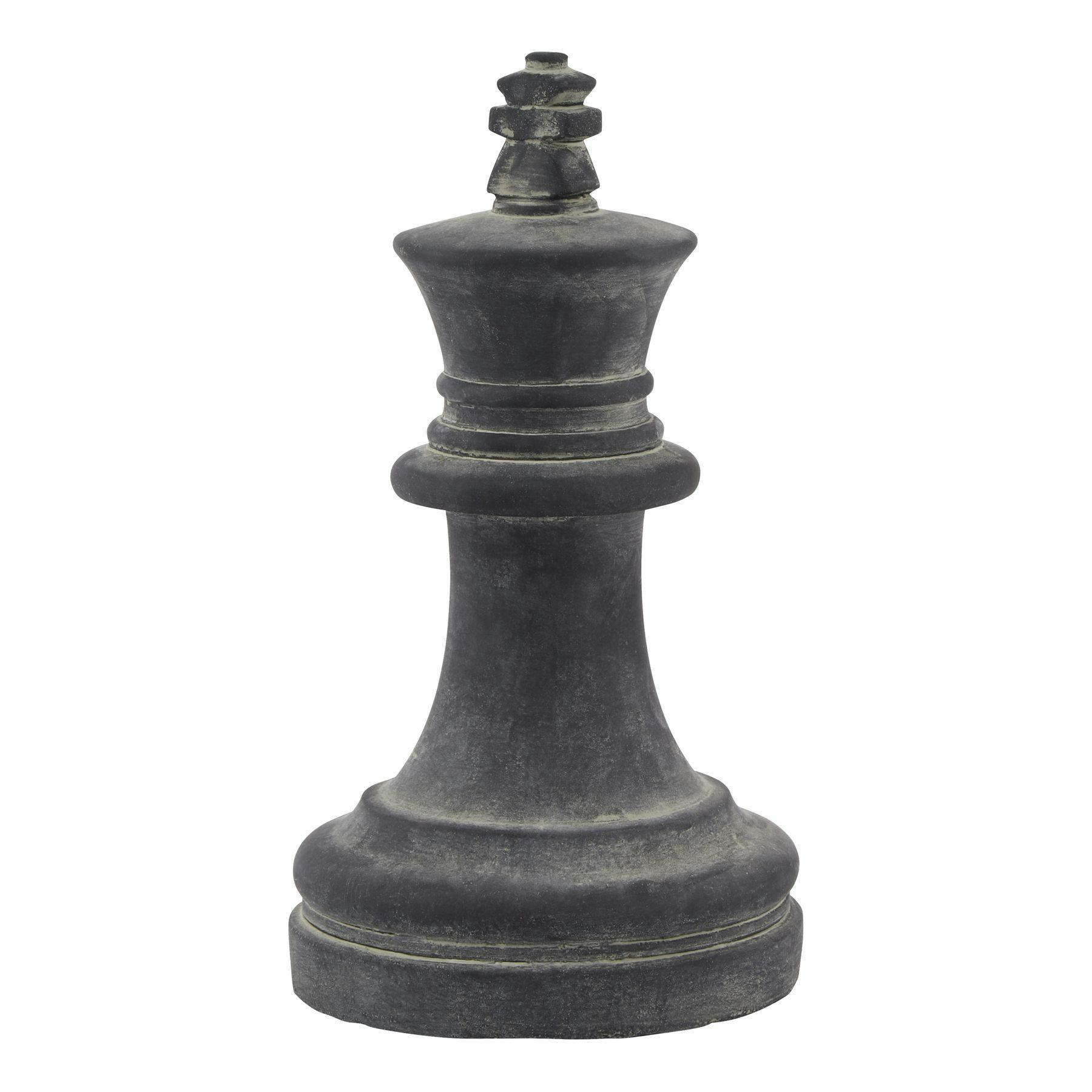 Rackhams Grey Amalfi King Chess Piece - 28Cm X 16Cm X 16Cm - 100% Mixed