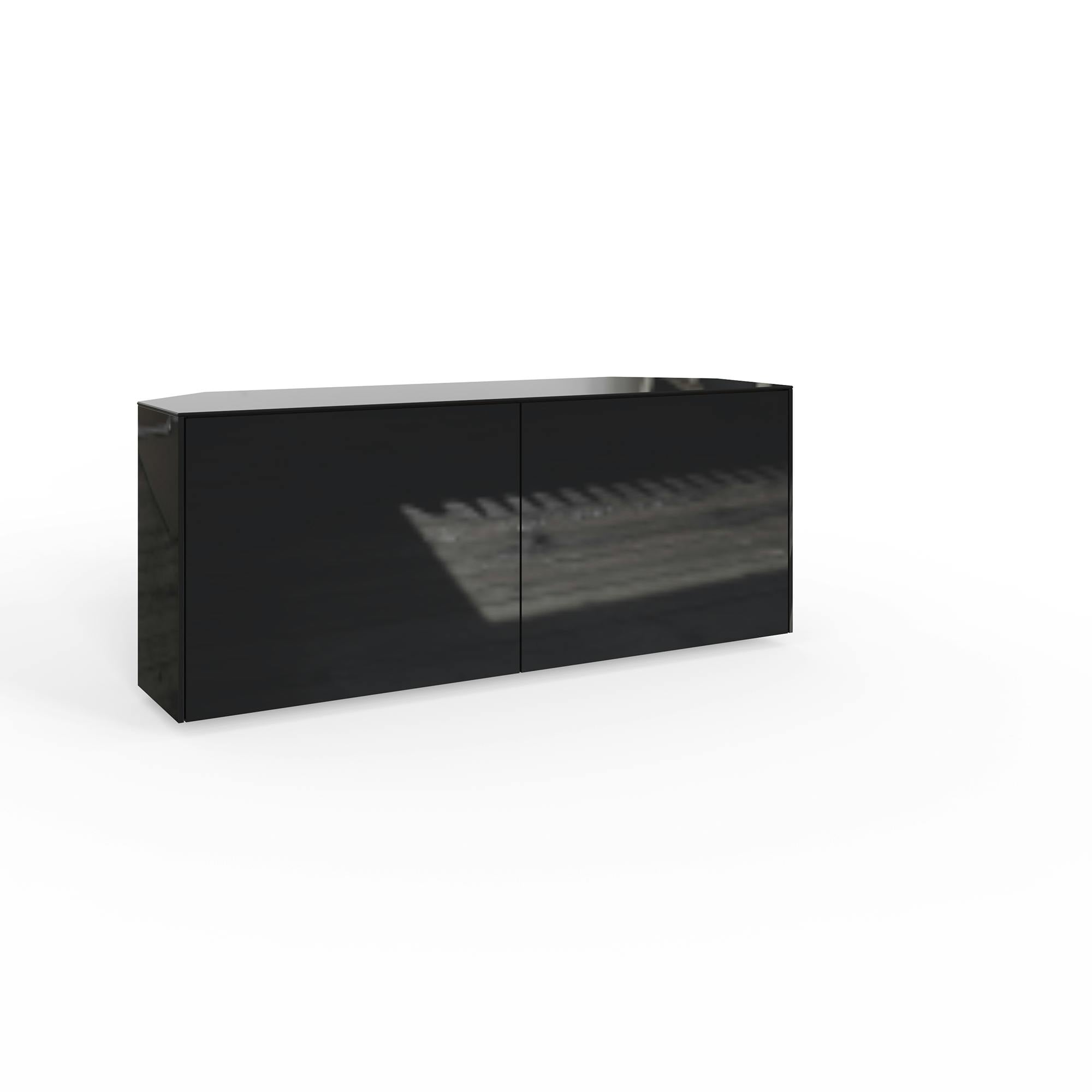 Rackhams Black Frank Olsen Corner 1200 Tv Cabinet