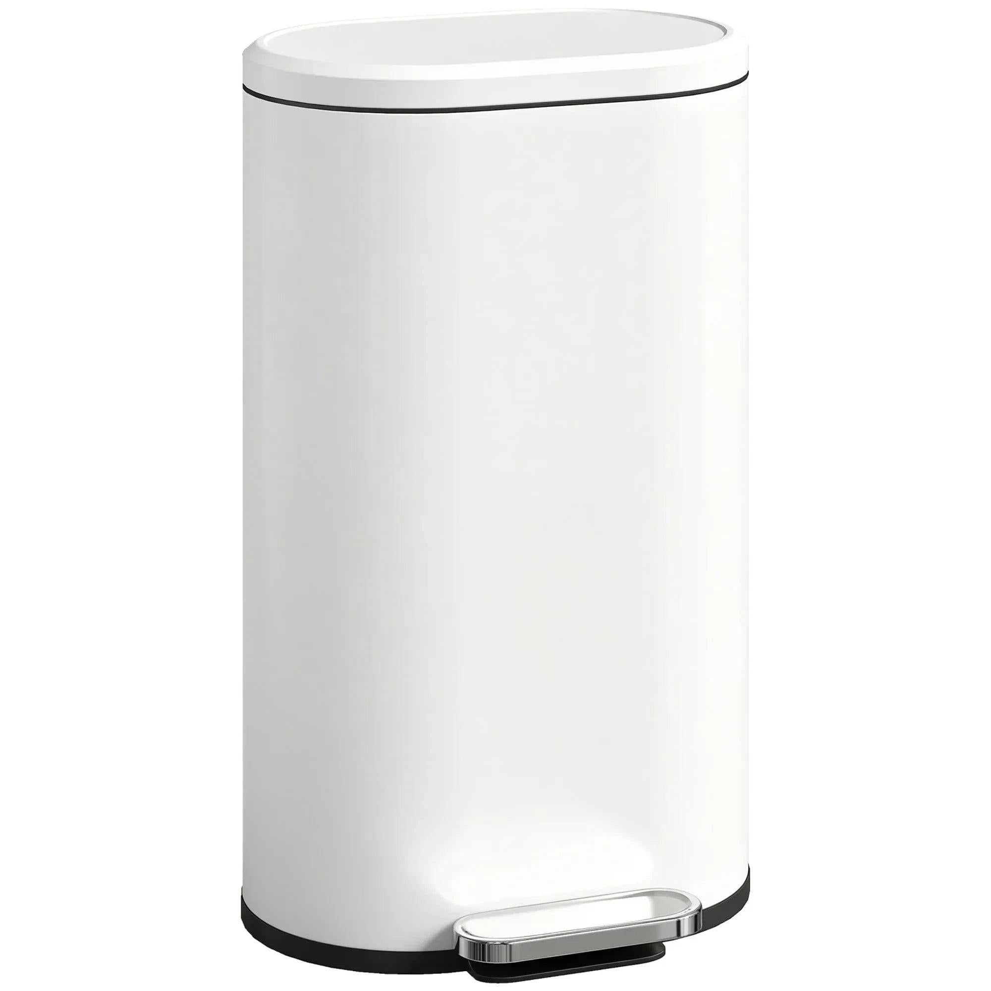 Bobobiy Cream 30 L Modern Curved Kitchen Bin - Image 8
