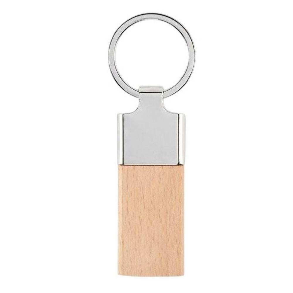 Midocean Llaving Rubber Keyring - Wood - One Size - Wood
